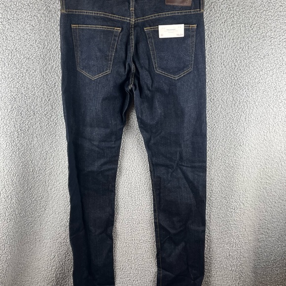 AG Adriano Goldschmeid Men's Dark Wash Size 32x34 Everett Slim Blue Jeans - Picture 8 of 14